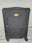 Tumi Alpha Black Expandable 4 Wheeled Spinner Carry On Luggage 22061D2. Fixed Price $275.00.
