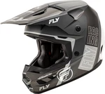 Fly Racing Kinetic Rally Dirtbike Helmet Matte Grey Black White. Fixed Price $99.95.