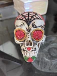 Summit Collection Day Of The Dead Sugar Skull Detailed Head Display Decoration. Fixed Price $20.00.