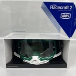 Motocross Goggles-the 100% Racecraft 2 Milori Silver Mirror Lens Clear. Fixed Price $49.99.