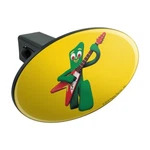 Gumby Playing Guitar Rock And Roll Oval Tow Trailer Hitch Cover Plug Insert. Fixed Price $8.99.