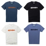 Alpinestars Adult Men Heritage Word T-shirt 2XL Blue Red Black Cream. Fixed Price $33.01.