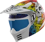 Icon Elsinore Helmet Doodle White 3XL 0104-3443. Fixed Price $275.00.