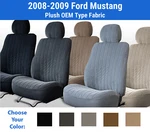 Plush Velour Seat Covers 2008-2009 Ford Mustang. Fixed Price $205.00.