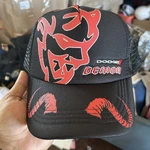 Dodge Demon Hat Cap Snap Back Black Red Graphic Mens Car Polyester. Fixed Price $19.95.