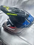Alpinestars S-M8 Radium 2 Helmet Bright Red/white Small. Fixed Price $410.00.