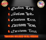 Custom Windshield Banner Lettering Arch Vinyl Decal Sticker Text Car Truck Jdm. Fixed Price $18.99.