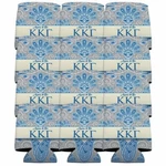 Kappa Gamma Can Cooler Set Of 12 - Vintage Flowers Free Shipping. Fixed Price $37.08.
