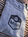 Vintage Mini Cooper Rallye Graphic T-shirt Gray Usa Made Mens Large Bmw. Fixed Price $9.99.