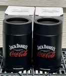 2 Jack Daniel S & Coca-cola Can Cooler Koozie Black Promo Drink Holder Nib New. Fixed Price $24.99.