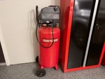 Craftsman 1.5 Hp Compressor W/ 26 Gallon Tank, Air Hose, And Pneumatic Tools. Fixed Price $575.00.