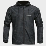 Thor Caliber Windbreaker Jacket Black Softshell Camo Hallman Racing Sz Small. Fixed Price $29.98.