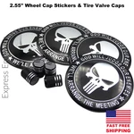 2.55" / 65MM 2ND Amendment Wheel Center Hub Sticker Decal & Tire Valve. Fixed Price $10.84.