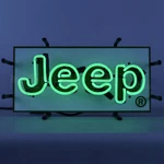 Green Junior Sign By Neonetics 5JEEPS. Fixed Price $249.99.