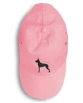 Great Dane Embroidered Pink Baseball Cap Hat BB3475PK-156. Fixed Price $20.99.