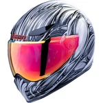 Icon Domain Helmet Nouveau Silver Xl 0101-18527. Fixed Price $375.00.