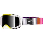 Fly Racing Zone Elite Goggle Pnk/yel/p W/dark Smoke Hydrophoc Lens 37-5519. Fixed Price $129.95.