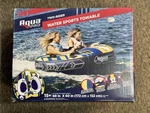 Aqua Leisure Pro 68" Water Sports Towable Tube 2 Person Rider Sit-in Boat. Fixed Price $111.16.