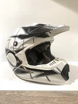 Msr Mx Motorcycle Helmet Black / White Adult Large 59-60 Cm Dirtbike. Fixed Price $36.00.