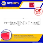 Brake Hose Fits Ford Mondeo MK2 1.8D Front To 00 Hydraulic 1071938 6758577. Fixed Price $18.20.