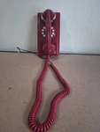Retro Crosley Wall Phone With Push Button Technology - CR55 Model Red. Fixed Price $32.50.