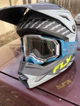 Fly Racing Kinetic Menace Motocross Helmet. Fixed Price $100.00.
