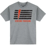 Icon Invasion Stripe Tee, Grey. Fixed Price $25.00.