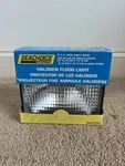 New Seachoice 55W Halogen Floodlight, 50-07521 6'' X 4'' Wide Angle Beam. Fixed Price $38.88.