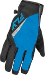 Fly Racing 371-0618XS Title Long Gloves Blue/black/light. Fixed Price $89.95.
