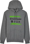 No Reserve Fox Racing Mens Kawasaki Pullover Fleece Hoodie - Heather Graphite.... Fixed Price $33.17.