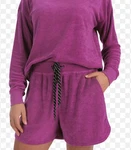 Sea-doo Women Shorty Terry Violet Shorts Large Nwt Cozy Comfort Laid Back Nice. Fixed Price $13.50.