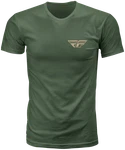 Fly Racing 354-0405S Staple Tee Green Sm. Fixed Price $35.95.