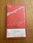 Large Snap On Tools Invoice Want List Sales Receipt Credit Card Holder Wallet. Fixed Price $9.95.
