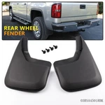 Fit For 2014-2018 Chevy Silverado 1500 Molded Rear Mud Flaps Splash Guards Black. Fixed Price $30.08.