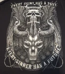 Lethal Threat Shirt Mens Extra Large Blk Saints Sinners Biker Rock Grunge Gothic. Fixed Price $23.99.