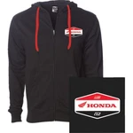 Factory Effex Honda Stadium Zip-up Hoody Lg Black 27-88304. Fixed Price $60.40.