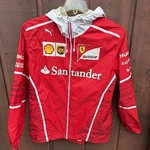 F1 Racing Jacket Puma Scuderia Ferrari Formula Italian Team Windbreaker Small. Fixed Price $71.99.