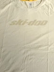 Ski-doo Mens Ivory Xlarge Signature T-shirt Tee Crew Neck Short Sleeve Cotton. Fixed Price $17.49.