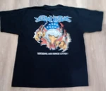 Lethal Threat Shirt Black Distressed Eagle Flag Usa Biker Vintage Mens Xl. Fixed Price $19.95.