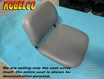 Kobelco New Seat Cover Mini Excavator 236A. Fixed Price $79.95.