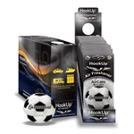 Soccer Car Air Freshener By Hookup - 25 Pack Black Gold Scent Extra Strong. Fixed Price $91.82.