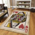 Queen Playing Card Rug, Poker Carpet, Decor. Fixed Price $79.71.