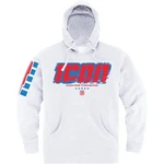 Icon Intercept 84 Hoody, White/red/blue. Fixed Price $65.00.