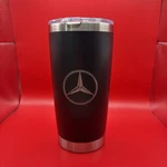 New - Mercedes 20OZ Vacuum Insulated Travel Mug Black Stainless Steel Tumbler. Fixed Price $28.95.