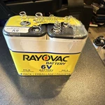 Rayovac 6V Zinc-carbon Lantern Battery, 2-PACK (814-2TF), Exp 12/2027. Fixed Price $14.97.