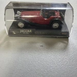 New Ray Sealed Red Jaguar SS-100 Die Cast Car In Clear Case, 48449.. Fixed Price $13.99.