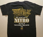 Pro Drag Usa Authentic "just Call Nitro" (155) Black Cotton T-shirt Nhra. Fixed Price $28.95.