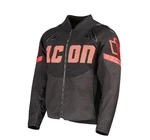 Icon Contra Hero Jacket Black Textile Men's Size Xl 2820-7053. Fixed Price $295.00.