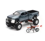 New Ray Toys Chevrolet Silverado 2500HD Pick Up W/ Honda CR250R Dirt Bike Model. Fixed Price $39.99.
