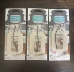 3 - Yankee Candle Paper Car Jar Air Fresheners, Coconut Beach. Fixed Price $9.99.